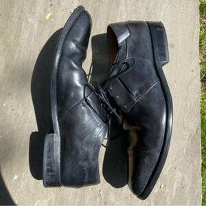 John Fluvog Mens Rare Vintage Black Dress Shoes Completely Refurbished